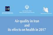 Air quality in Iran its effects on health in 2017